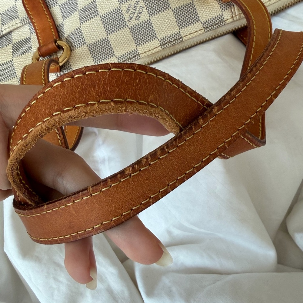 LV (Louis Vuitton) Totally PM Damier Azur White - Picture 8 of 11